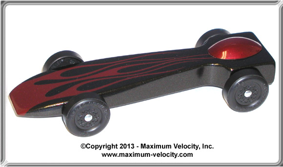 Pinewood Derby Tungsten Canopy Weight - Add Weight and Design to your Derby  Car, Simple Mounting!