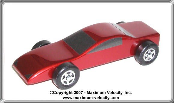 Maximum Velocity Derby Car Kits | Bulk Pack (12) | Pine Block Kits Includes  Wheels & Axles | Pinewood Car Kits