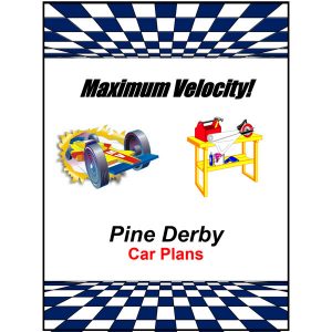 Maximum Velocity Pinewood Car Kit | Includes CNC'd Body, Speed Wheels, Speed Axles, Graphite & Steel Weight | Sports Car Derby Car Kit