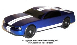 Mustang pinewood derby car kit